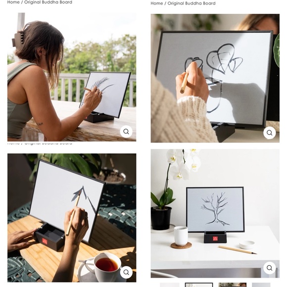 🪷NEW NWT NIB BUDDHA BOARD ZEN NO MESS PAINTING CALMING CRAFT PAINT EASEL TOY - Picture 2 of 9